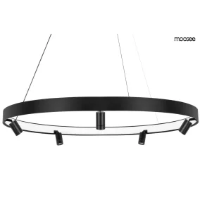  Moosee Circle Spot 98 LED Függőlámpa Rozsdamentes Acél Fekete