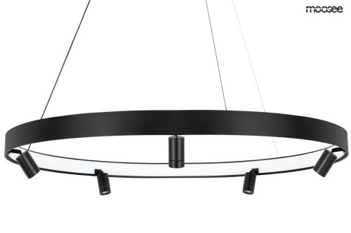 Moosee Circle Spot 98 LED Függőlámpa Rozsdamentes Acél Fekete