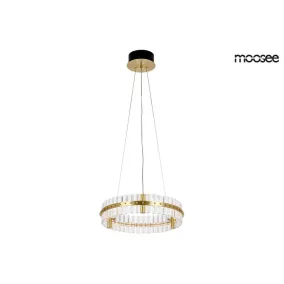MOOSEE Saturnus 47 LED Kristály Függőlámpa Arany
