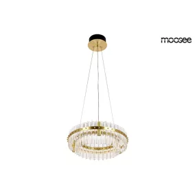 Moosee Saturnus 47 DUO LED Kristály Függőlámpa Arany