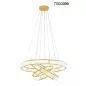 Moosee Liberty Triples Kristály Függőlámpa Arany LED