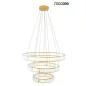 Moosee Liberty Triples Kristály Függőlámpa Arany LED