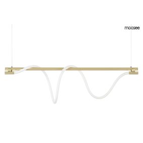 Moosee Serpiente 120 Függőlámpa Arany Textil Hullám LED