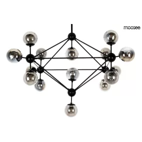   Moosee Astrifero 15 Függőlámpa Fekete Geometrikus Üveggömbökkel