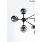   Moosee Astrifero 15 Függőlámpa Fekete Geometrikus Üveggömbökkel