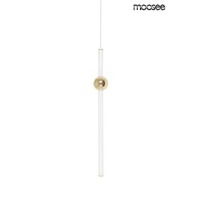   Moosee Libra 60 IN Függőlámpa Üveg-Acél Fehér-Arany LED
