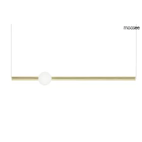 Moosee Libra 90 ON Arany Függőlámpa Üveggömbbel