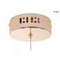   Moosee Libra 90 IN Függőlámpa Üveg-Acél Fehér-Arany LED