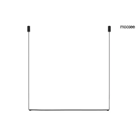 Moosee Ombre Level 80 Függőlámpa Acél Fekete LED