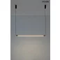   Moosee Ombre Level 100 LED Függőlámpa Acél Fekete Minimalista