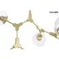 MOOSEE Split 6 Függő Lámpa Arany Fém Üveg