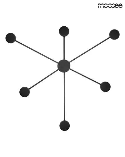 MOOSEE Shadow 6 Close Fekete Fali LED Lámpa