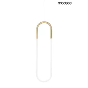 Moosee PUZO L Arany Üveg Függőlámpa Gémkapocs-forma