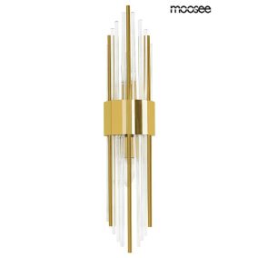 Moosee Amanda Üveg-Acél Fali Lámpa Arany