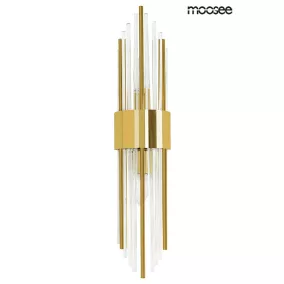 Moosee Amanda Üveg-Acél Fali Lámpa Arany