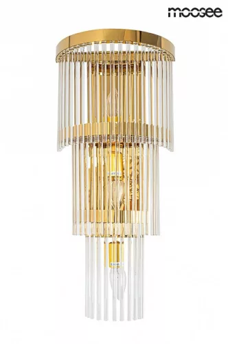 MOOSEE Estro Glamour Üveg Fali Lámpa Arany