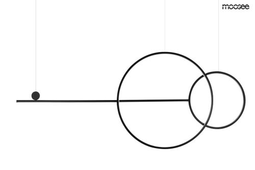 MOOSEE RAGE Modern LED Függőlámpa Fekete