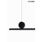 MOOSEE RAGE Modern LED Függőlámpa Fekete