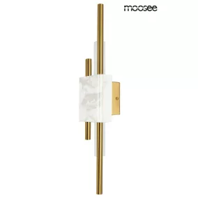 Moosee Evans LED Márvány Fali Lámpa Fehér-Arany