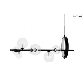   Moosee Alure Line 90 Függőlámpa Fém Fekete LED Gyűrűvel