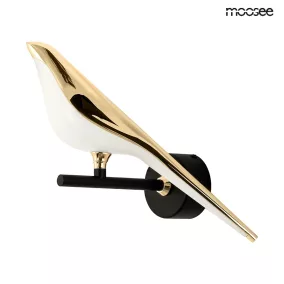 Moosee Bird LED Fali Lámpa Arany-Fehér Madár Dizájn