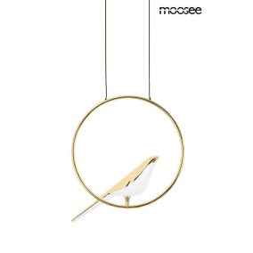 MOOSEE BIRD Arany-Fehér LED Függőlámpa