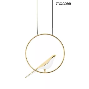 MOOSEE BIRD Arany-Fehér LED Függőlámpa