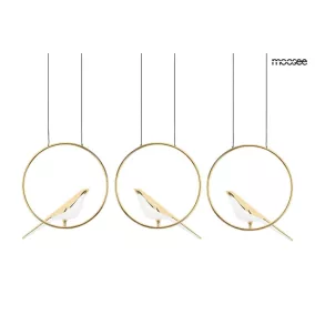 MOOSEE Bird Line Arany Függőlámpa Madár Motívummal