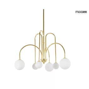 Moosee NERI Arany Fém Függőlámpa Tejüveg Gömbökkel