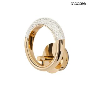 Moosee Helios Kristály Arany LED Fali Lámpa