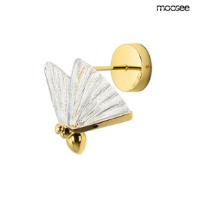 Moosee Butterfly S Kristály Fali Lámpa Arany