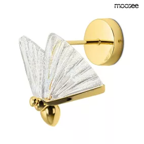 Moosee Butterfly M Kristály Arany Fali Lámpa