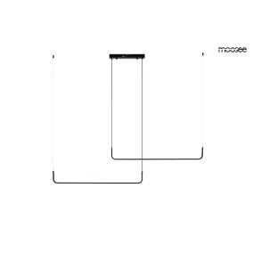 MOOSEE Shape Duo 120 Alumínium Függőlámpa Fekete LED