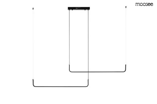 MOOSEE Shape Duo 120 Alumínium Függőlámpa Fekete LED