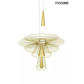 Moosee Sesto Arany Függőlámpa Kaskád Drótváz