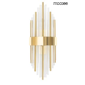 Moosee Armando Fali Lámpa Üveg Arany Luxus
