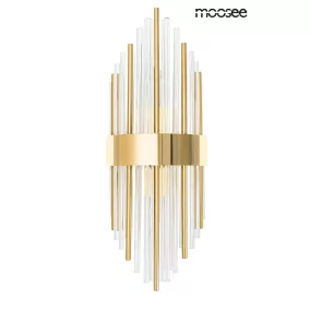 Moosee Armando Fali Lámpa Üveg Arany Luxus