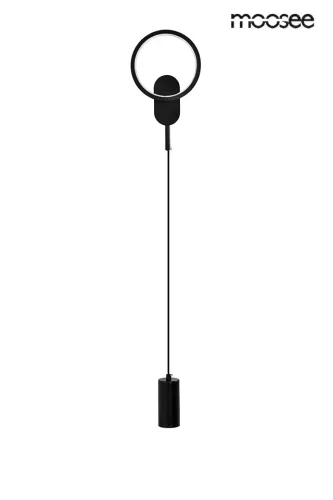 MOOSEE Como Fali Lámpa Fém Fekete LED Dupla Fényforrással