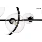 MOOSEE Alure Line Twin 90 Függesztett LED Lámpa Fekete