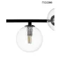 Moosee Alure Line Twin 120 Függőlámpa Fém Fekete LED