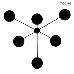 Moosee Shadow 6 Fekete Fém Fali LED Lámpa