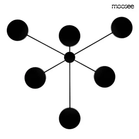 Moosee Shadow 6 Fekete Fém Fali LED Lámpa