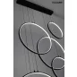 Moosee Circulo Six Fekete LED Függőlámpa