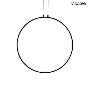 Moosee Circulo 60 LED Függőlámpa Fém Fekete Minimalista