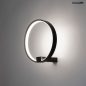 MOOSEE Circle Wall Fekete Alumínium LED Fali Lámpa
