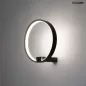 MOOSEE Circle Wall Fekete Alumínium LED Fali Lámpa
