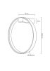 MOOSEE CIRCLE WALL fali lámpa fekete