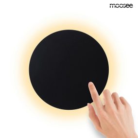   Moosee Shadow Sun 25 Érintésvezérelt LED Fali Lámpa Fekete