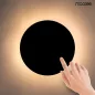   Moosee Shadow Sun 25 Érintésvezérelt LED Fali Lámpa Fekete