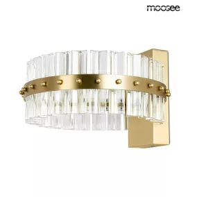 Moosee Saturnus Wall LED Kristály Fali Lámpa Arany